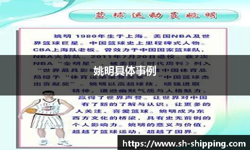 姚明具体事例